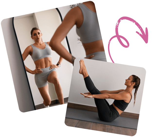 Тренирующиеся девушки